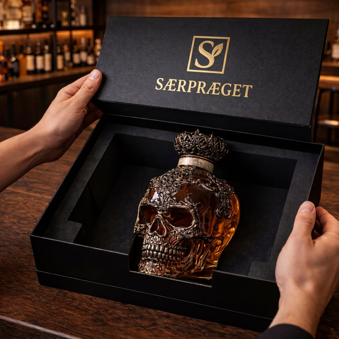 Whiskykarafel - Dødningehovedudgave